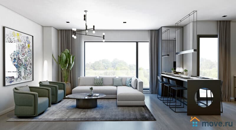 2-комн. квартира, 141 м²