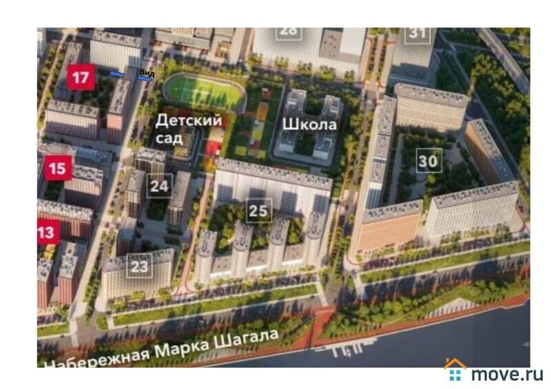 2-комн. квартира, 68 м²