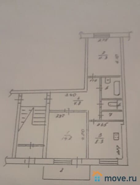 2-комн. квартира, 48 м²