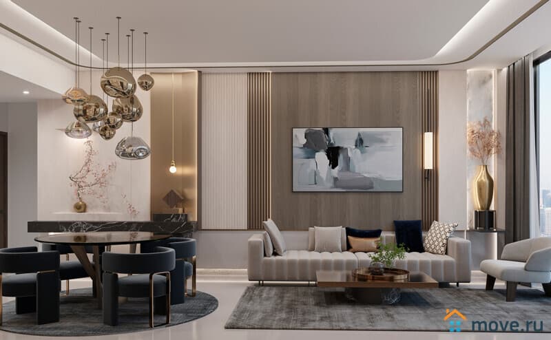 3-комн. апартаменты, 131 м²