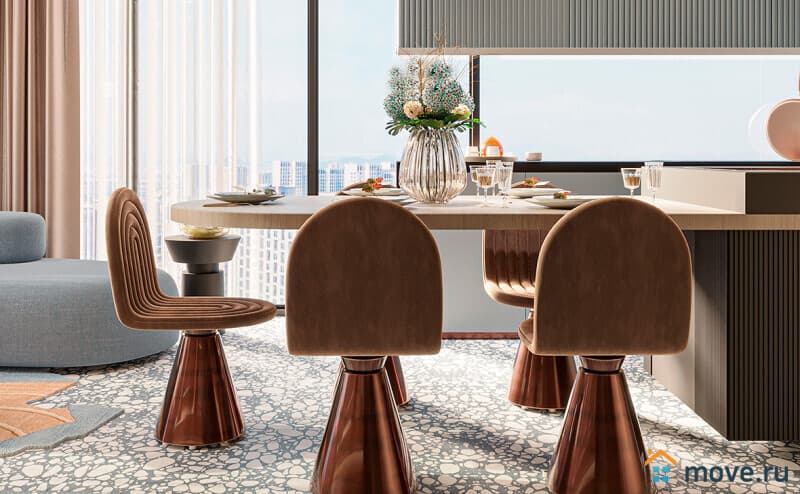 3-комн. апартаменты, 156 м²