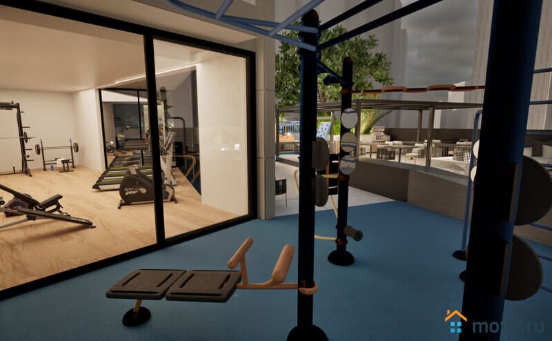 студия, 44 м²