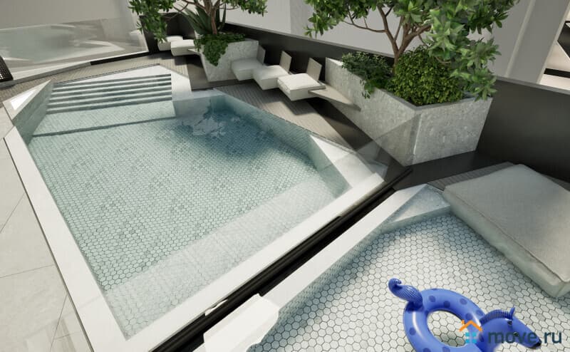 студия, 44 м²