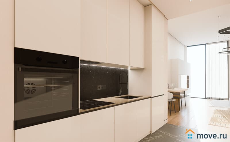 студия, 54 м²