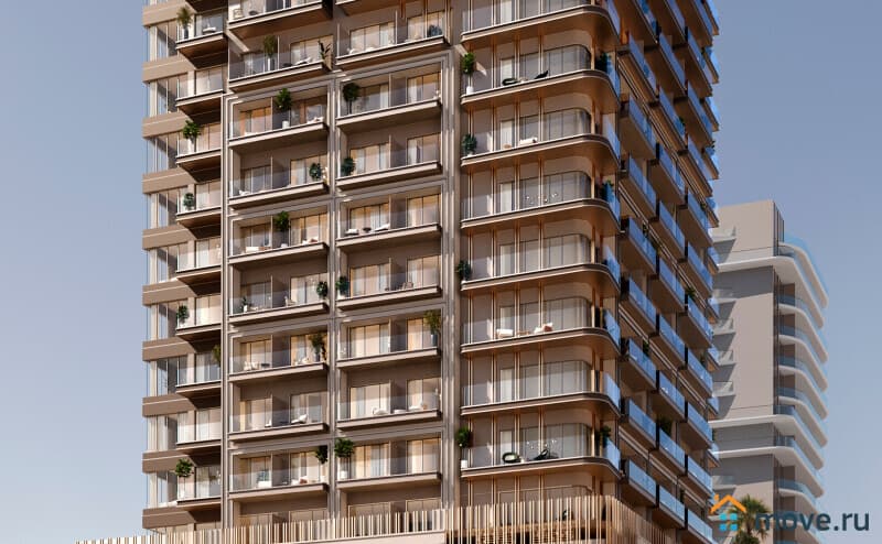 1-комн. апартаменты, 34 м²