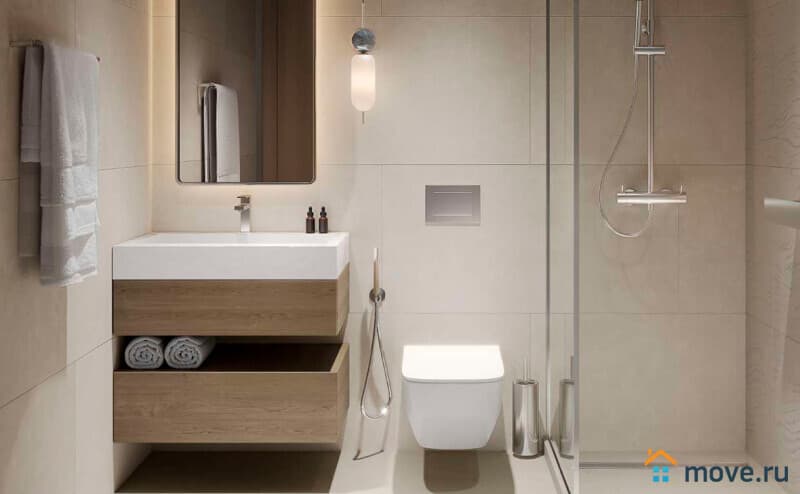 1-комн. апартаменты, 56 м²