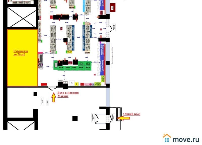 свободного назначения, 100 м²