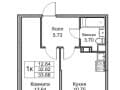 Продам однокомнатную квартиру, 33.7 м², 7 мин. до метро на транспорте, этаж 9 из 24. Фото 7