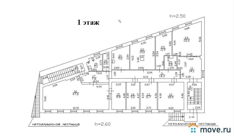 нежилое здание, 682.1 м&sup2;