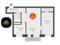 Объявление о продаже двухкомнатной квартиры, 45.8 м², этаж 4 из 5. Фото 2