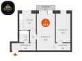 Продажа двухкомнатной квартиры, 44.4 м², этаж 2 из 4. Фото 2