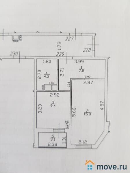 1-комн. квартира, 41 м²