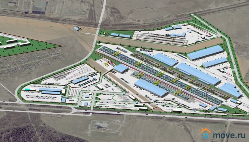 земля промышленного назначения, 170 га