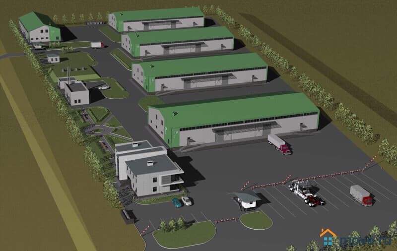 земля промышленного назначения, 2.6 га