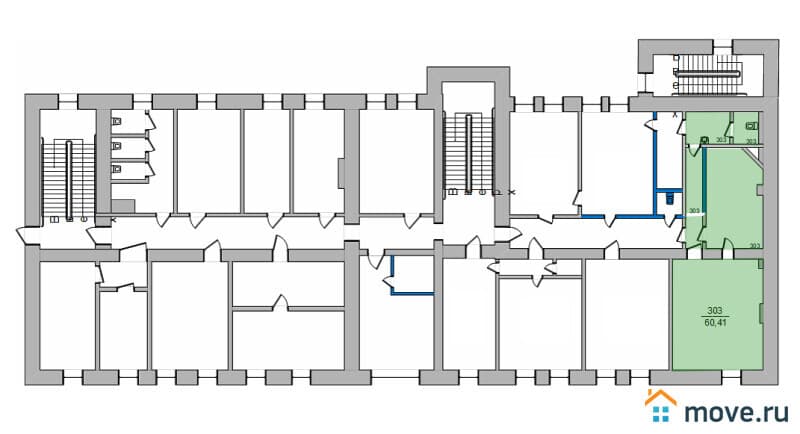 офис, 60.4 м²