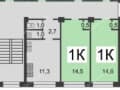 Продажа комнаты, 15.2 м², этаж 2 из 2. Фото 14