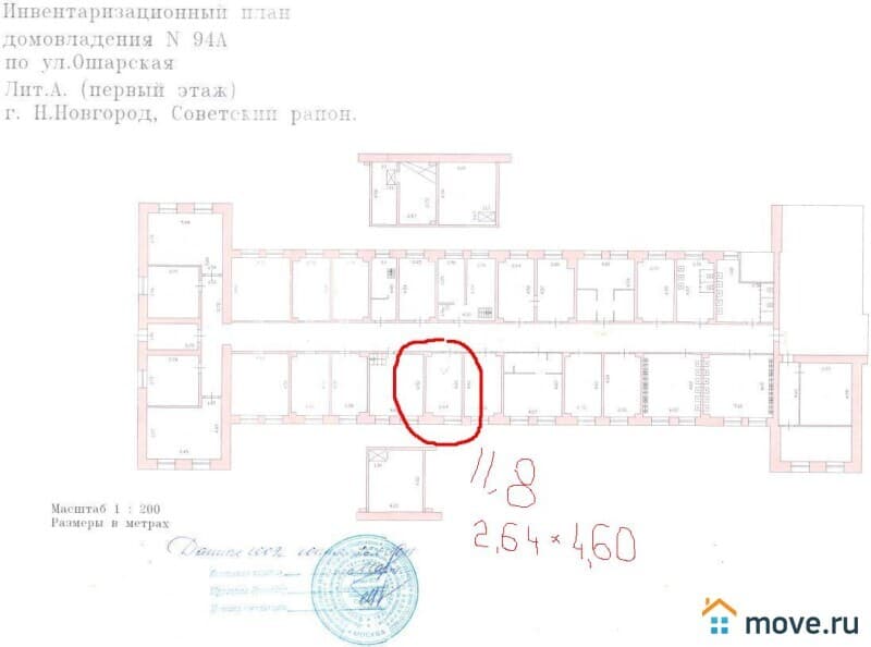 комната, 12 м²