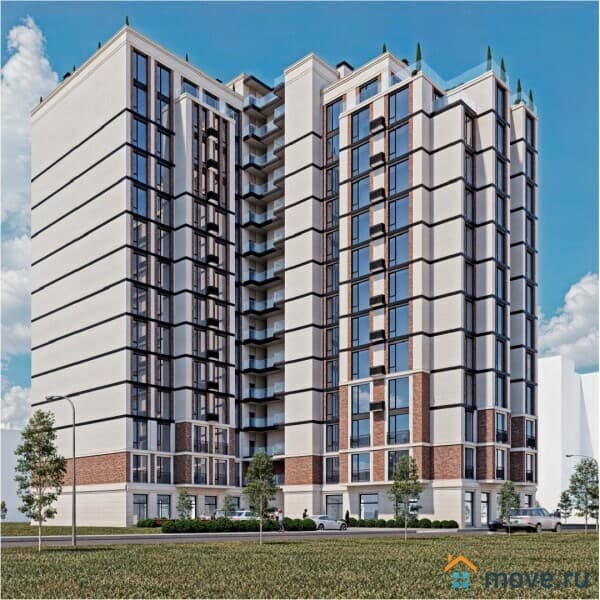 1-комн. квартира, 45.6 м²