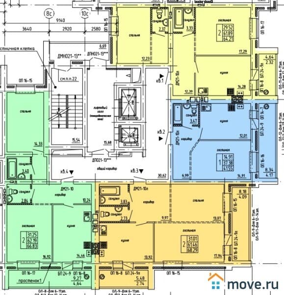 2-комн. квартира, 67 м&sup2;