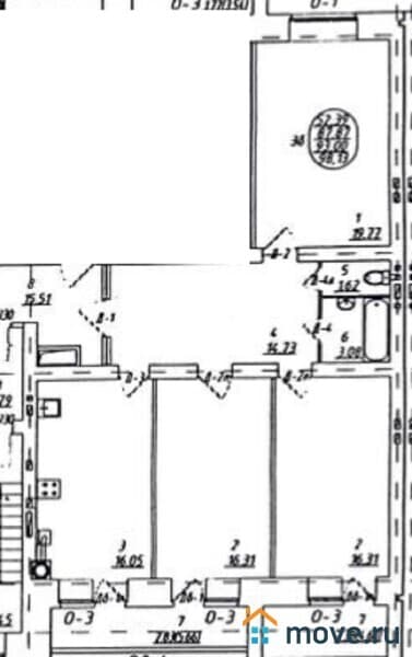 3-комн. квартира, 98 м²