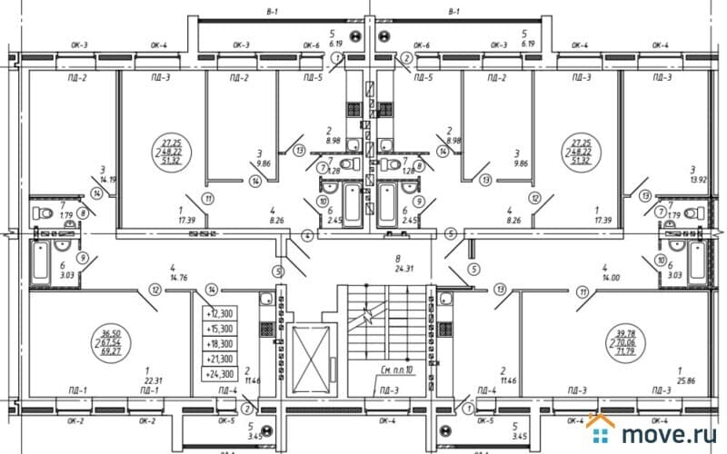 2-комн. квартира, 69 м&sup2;