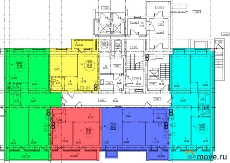 3-комн. квартира, 80 м²