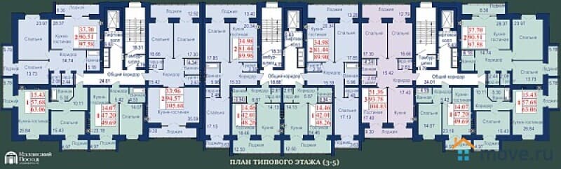 2-комн. квартира, 90 м&sup2;