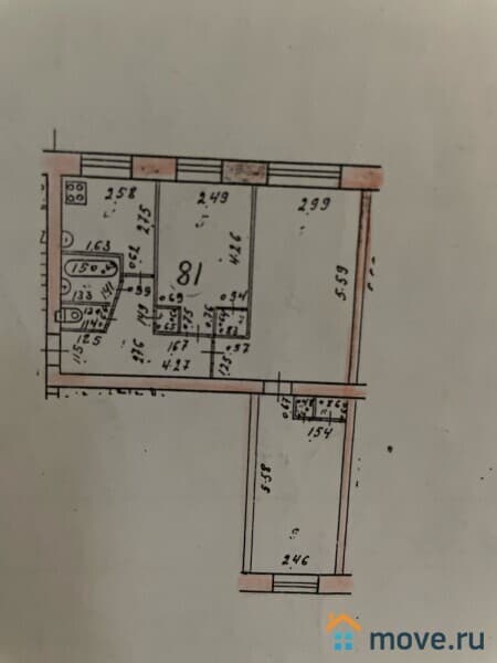 3-комн. квартира, 58 м²