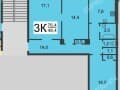 3-комн. квартира, 76.9 м&sup2;