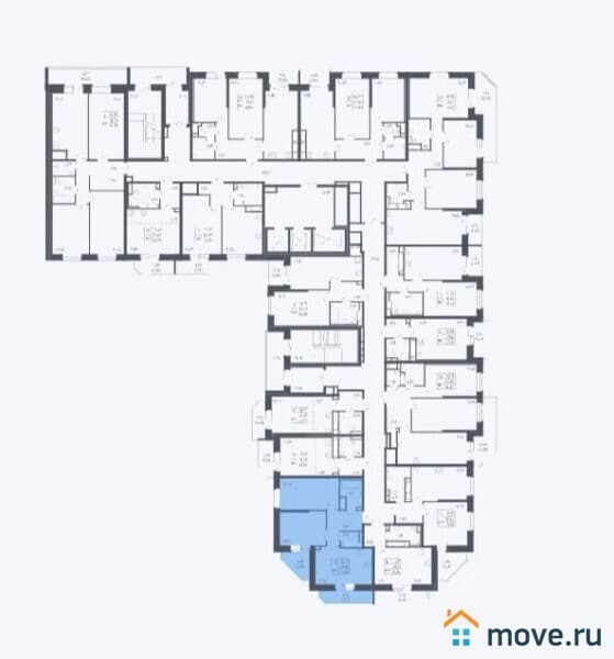 2-комн. квартира, 51.3 м²