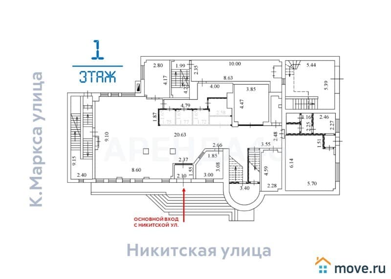 свободного назначения, 350 м²