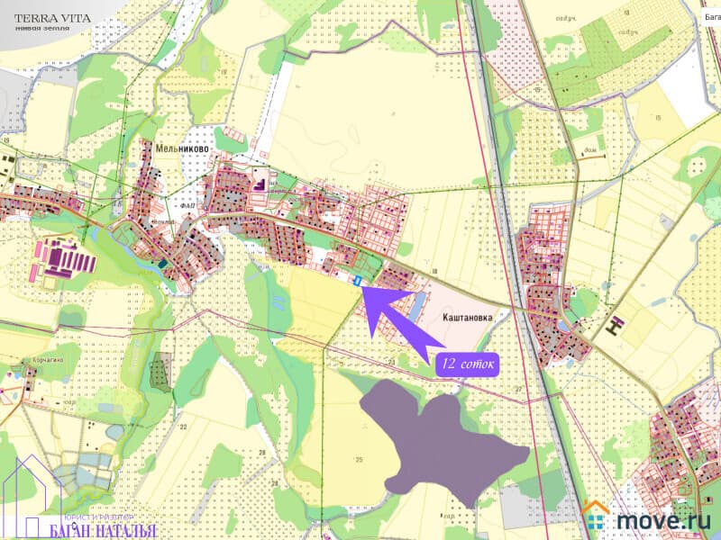 земля под ИЖС, 12 соток