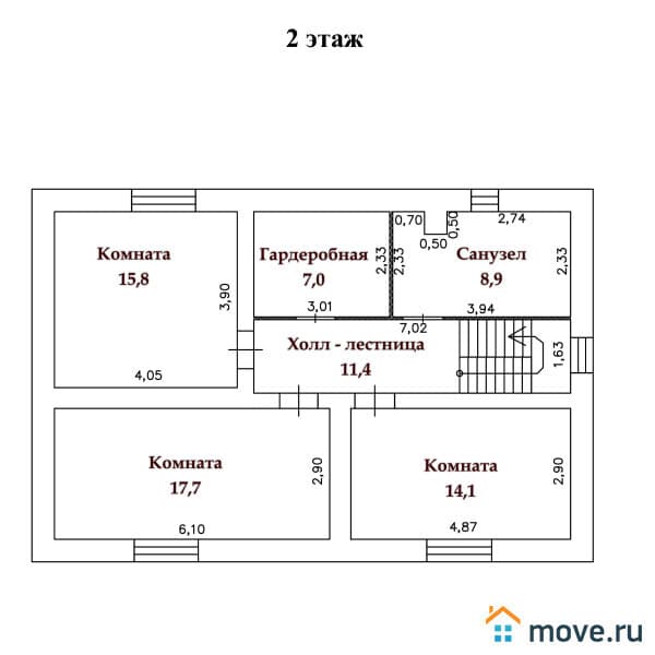 коттедж, 161.4 м²