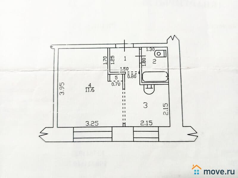 1-комн. квартира, 21.1 м²