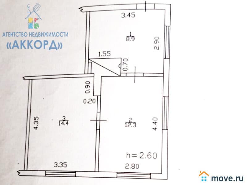 дом, 35.6 м²