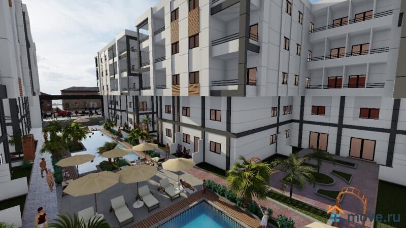 студия, 41 м²