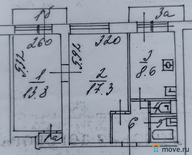 2-комн. квартира, 47 м²