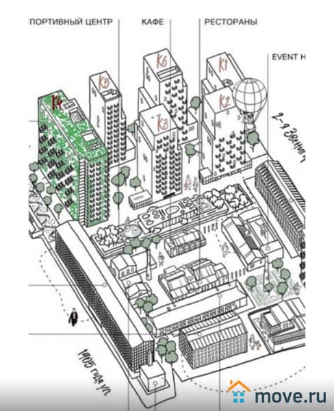 5-комн. квартира, 268 м²