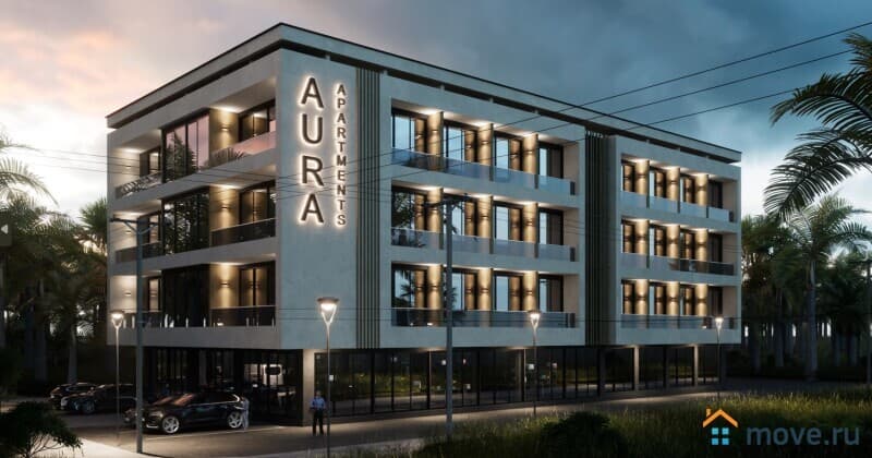 1-комн. апартаменты, 26 м²