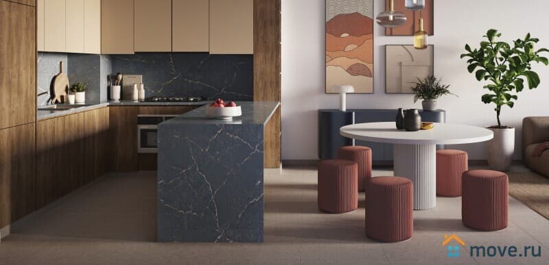 3-комн. апартаменты, 134 м²