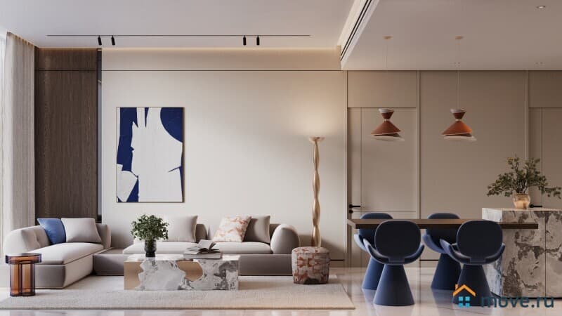 3-комн. апартаменты, 118 м²