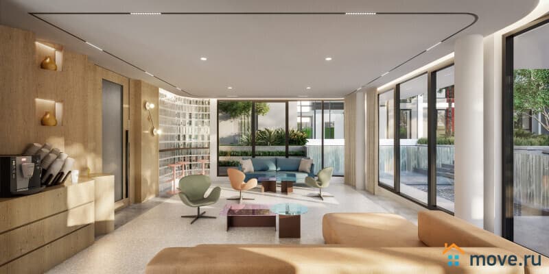 3-комн. апартаменты, 46 м²