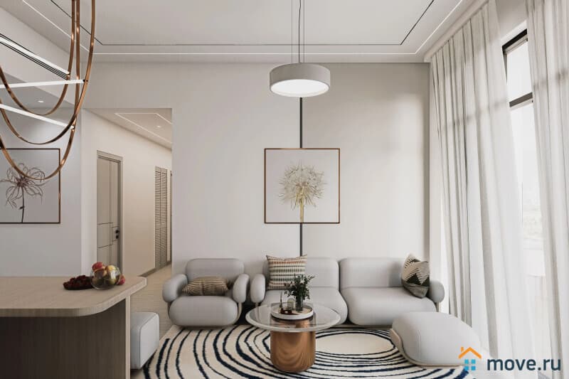 1-комн. апартаменты, 34 м²