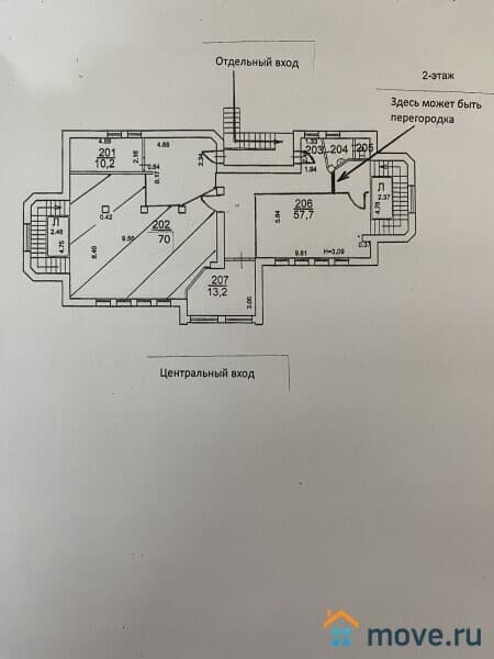 торговое помещение, 70 м&sup2;