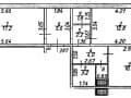 Продажа двухкомнатной квартиры, 60 м², 10 мин. до метро на транспорте, этаж 11 из 18. Фото 11