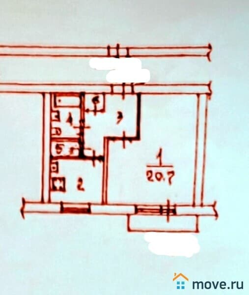 1-комн. квартира, 36.5 м&sup2;