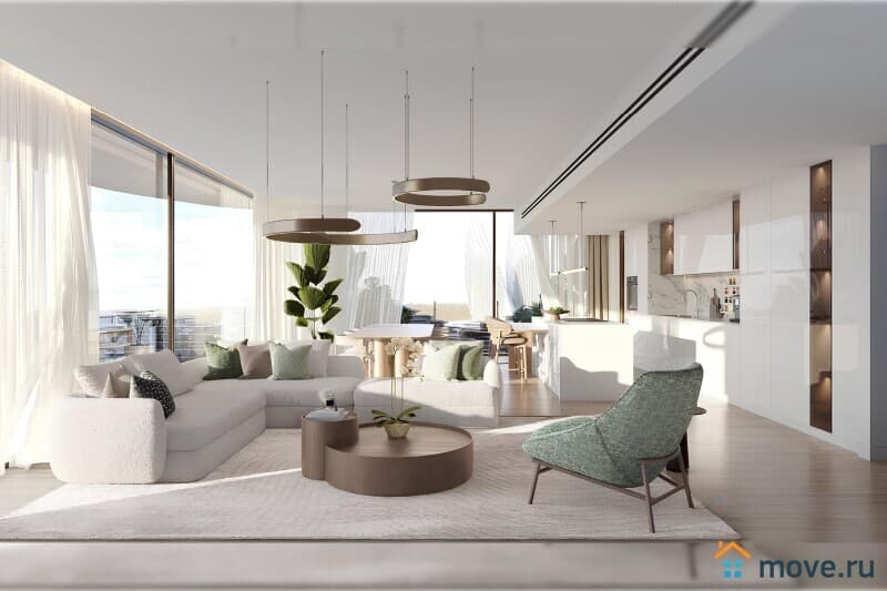 1-комн. квартира, 96 м²
