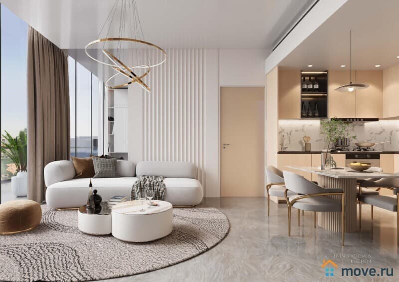 1-комн. апартаменты, 38 м²