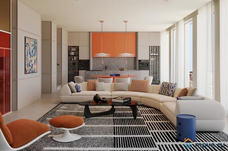 3-комн. квартира, 91 м²