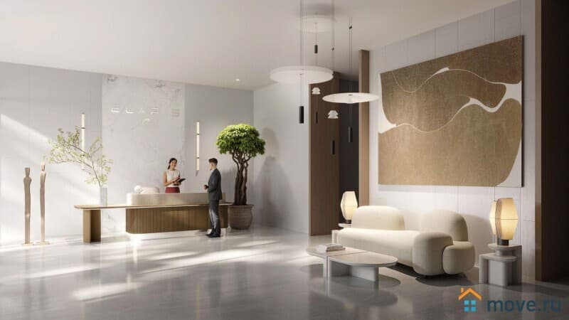 1-комн. апартаменты, 36 м²